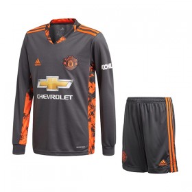 Koszulka Manchester United Bramkarska Dziecięcy Domowe 2020-2021 - Koszulki Piłkarskie(L/S)